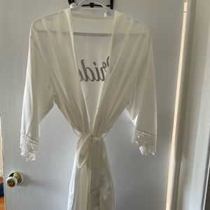 “Bride” robe